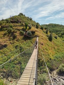 Rope bridge Tejo