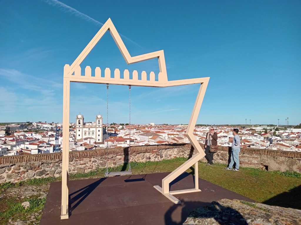 view from Campo Maior castle